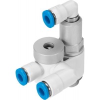 Пневмодроссель Festo GRXA-HG-1/8-QS-4